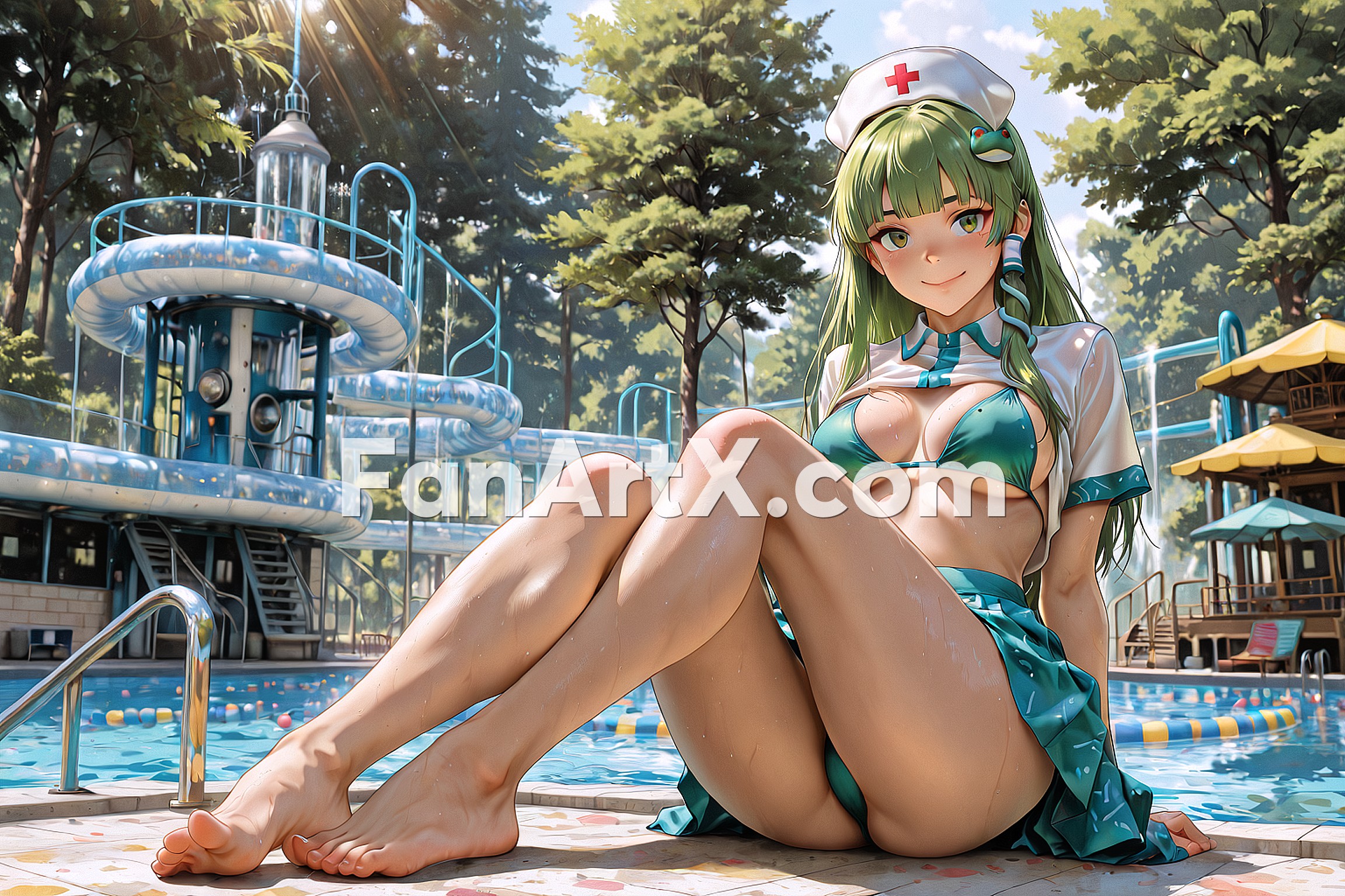 Kochiya Sanae Touhou project Fanart 1208745